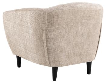 fauteuil beige stof 97 cm