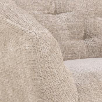 fauteuil beige stof 97 cm