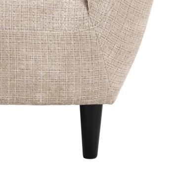 fauteuil beige stof 97 cm