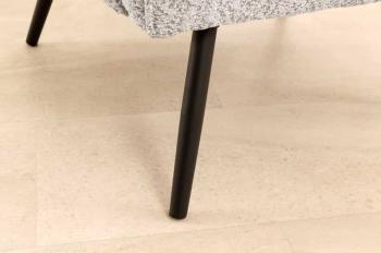 fauteuil beigegrijs bouclé stof