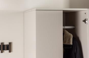 Garderobekast beige 60 x 177 cm