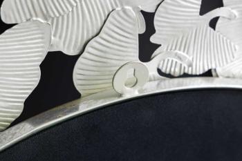 Wandspiegel ginkgo zilver goud 92 cm