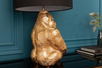 tafellamp gorilla goud