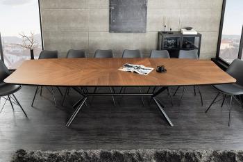walnoot eettafel uitschuifbaar 180-270cm