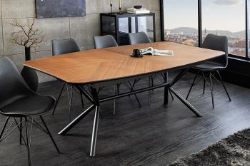 walnoot eettafel uitschuifbaar 180-270cm
