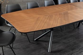 walnoot eettafel uitschuifbaar 180-270cm