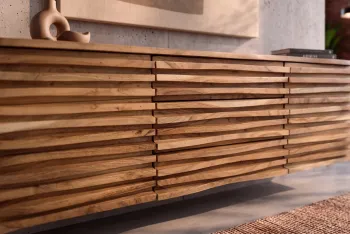 hangend dressoir acaciahout 174 cm