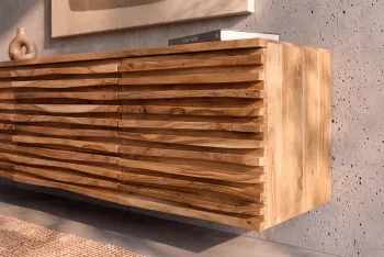 hangend dressoir acaciahout 174 cm
