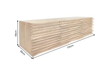 hangend dressoir acaciahout 174 cm
