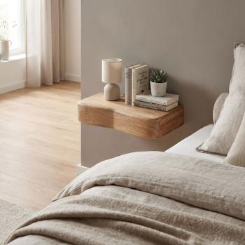 Zwevend nachtkastje donkergrijs