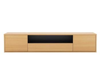 Zwevend tv-meubel eiken kleur 150 cm