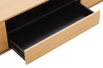 Zwevend tv-meubel eiken kleur 150 cm