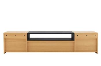 Zwevend tv-meubel eiken kleur 160 cm