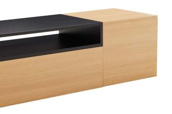 Zwevend tv-meubel eiken kleur 160 cm