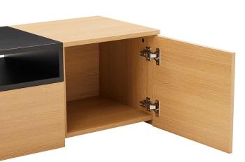 Zwevend tv-meubel eiken kleur 160 cm