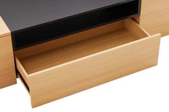 Zwevend tv-meubel eiken kleur 160 cm