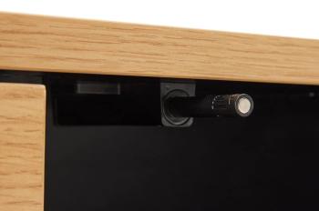 Zwevend tv-meubel eiken kleur 200 cm