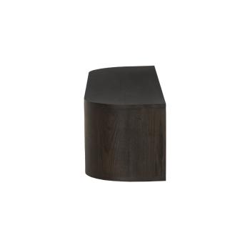 Zwevend tv meubel espresso eiken kleur 140 cm