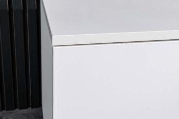 Zwevend tv-meubel wit eiken kleur 160 cm