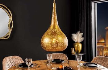 Hanglamp Oriental goud 50 cm