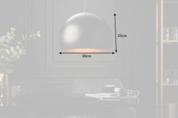 Hanglamp zwart goud 30cm