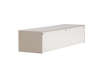 Hangend wandmeubel beige MDF met laden 160 cm