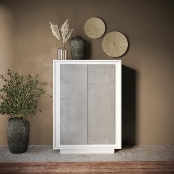 Highboard mat wit betonlook 171 cm