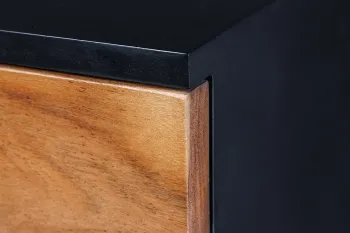 Highboard kast acaciahout met verlichting