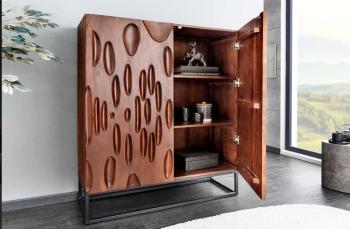 Wandkast donker walnoot bruin