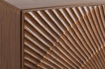 Highboard kast 120 cm bruin mangohout