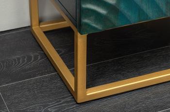 highboard turquoise mangohout 100 cm