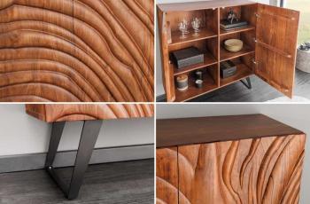 Highboard walnoot bruin 120 cm