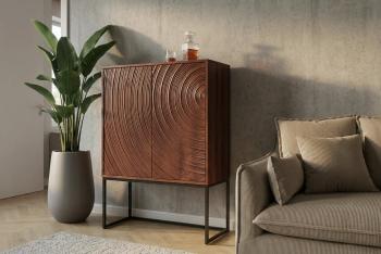 Highboard wandkast bruin 120 cm