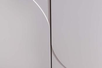 Highboard wandkast wit met keramiek bovenblad 131cm