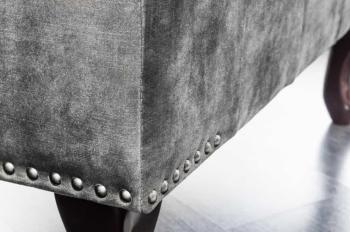 Hocker beige houten poten