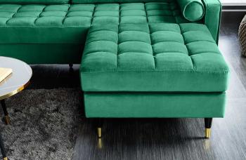 Hocker groen fluweel