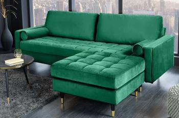 Hocker groen fluweel