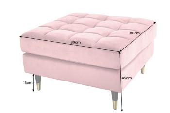 Hocker rose 80 cm