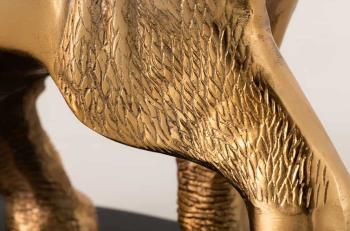 Hoge bijzettafel goud olifant 77 cm