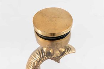 Hoge bijzettafel goud olifant 77 cm