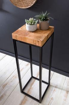 Hoge planten tafel acaciahout 70 cm
