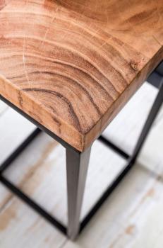 Hoge planten tafel acaciahout 70 cm