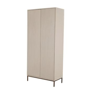 hoge wandkast zandbeige 90 cm