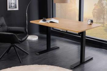 Bureau hoogte verstelbaar 120 cm eiken kleur