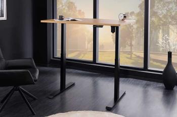 Bureau hoogte verstelbaar 120 cm eiken kleur