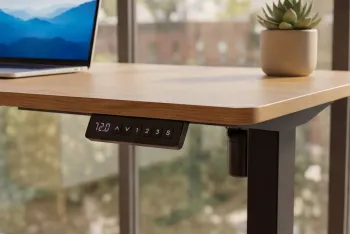 bureau eiken kleur hoogte verstelbaar 140 cm
