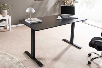 Electrisch hoogte verstelbaar bureau antraciet zwart 140 cm