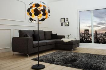 vloerlamp Infinity zwart goud 170 cm