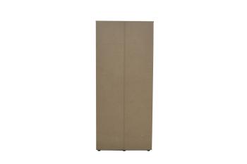 kledingkast wit 80 cm met spiegel 2 deuren 2 laden