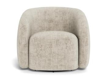 Moderne draaibare lounge fauteuil beige